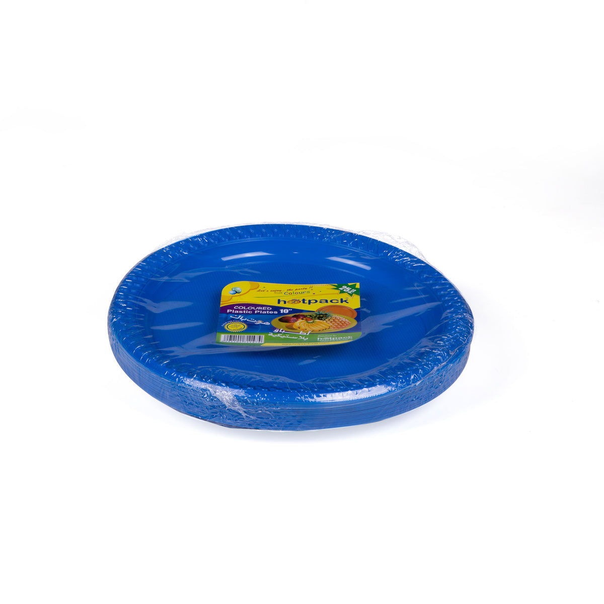 Hotpack Colored Round Plastic Plate