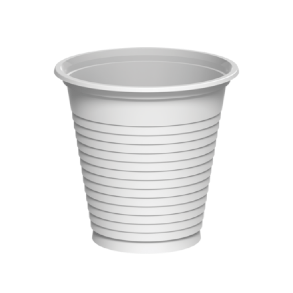 Hotpack White Plastic Cup