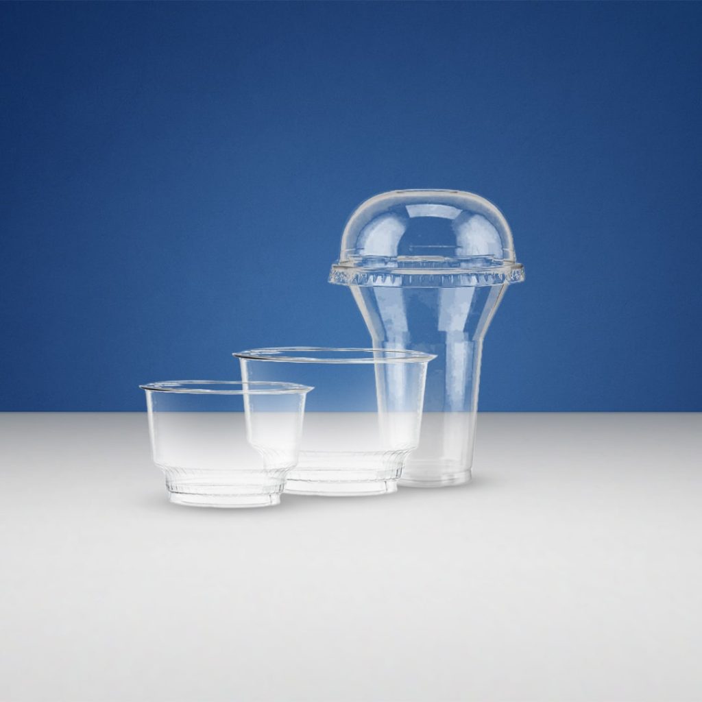 PET Ice Cream Bowl & Lids